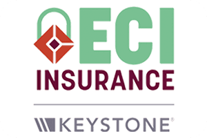 ECInsurance Keystone Logo White